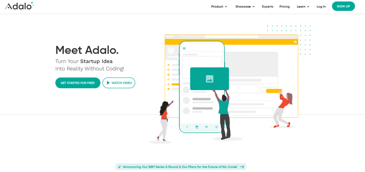 Adalo Tool Landing Page
