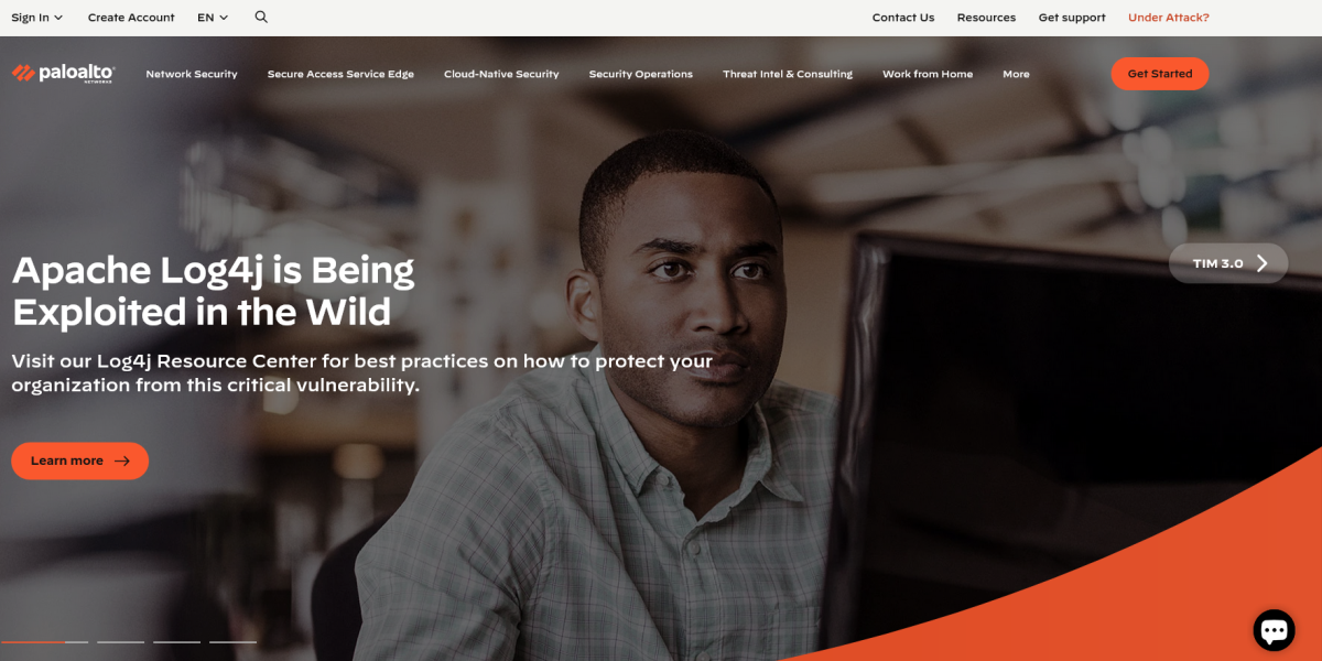 PaloAlto Landing Page