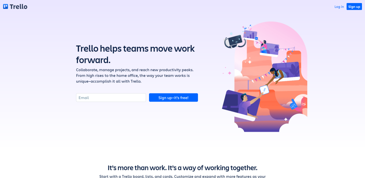 Trello Tool Landing Page