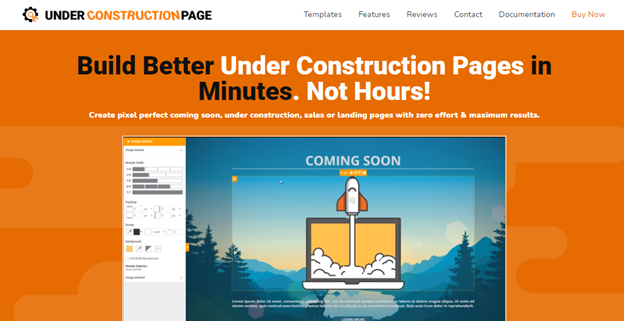 UnderConstructionPage Plugin Landing Page