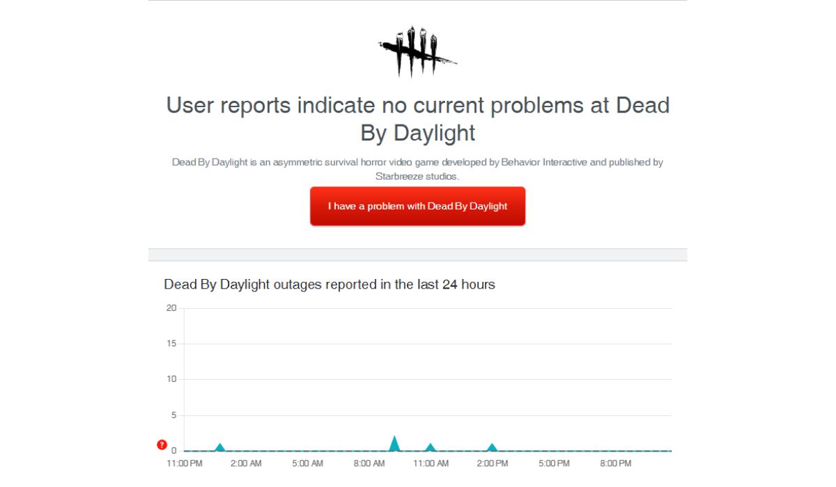 Check the Dead by Daylight Server Status