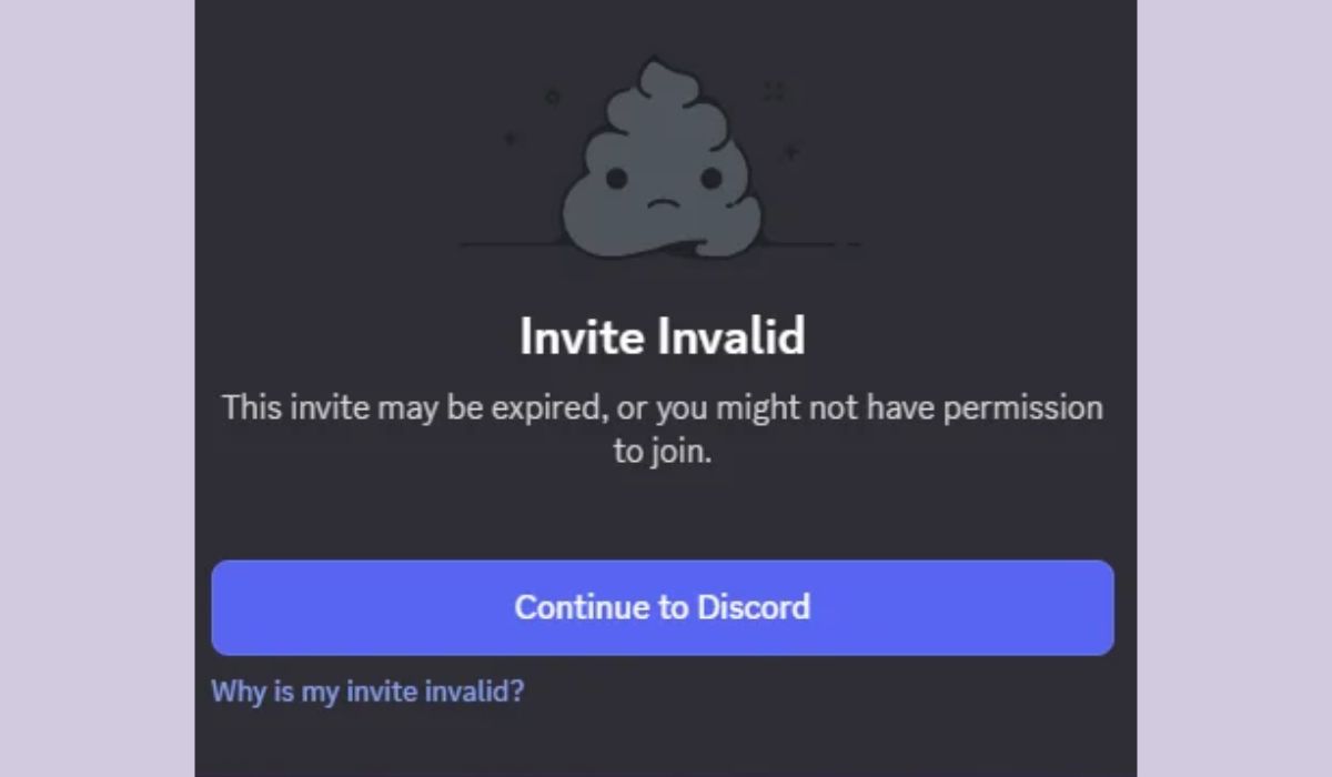 Error: Server Invite API Down