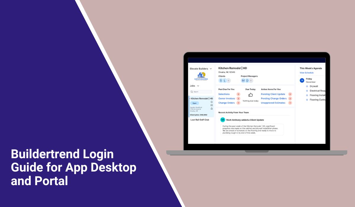 Buildertrend Login Guide for App Desktop and Portal