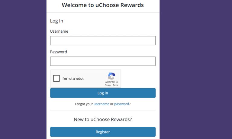 How to Login to UChoose Rewards
